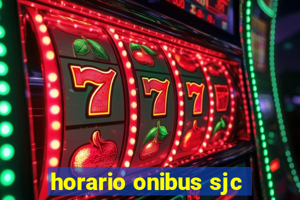 horario onibus sjc